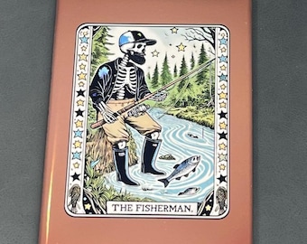 The Fisherman Rectangle Magnet