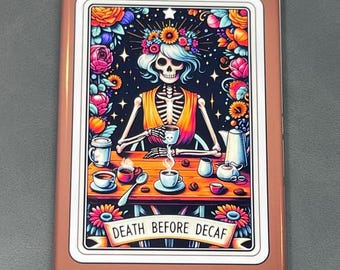 Death Before Decaf – Rectangle Magnet