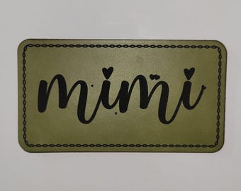 Mimi with Hearts Rectangle Hat Patch – LONESTAR Leather