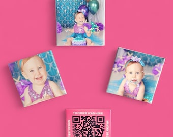 Custom Photo Fridge Magnets 2.5 X 2.5 inch Square THICK