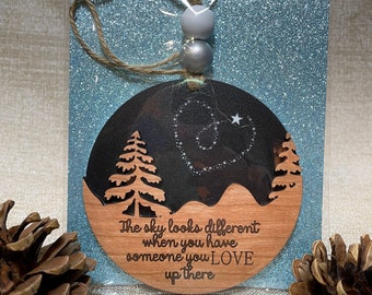 Stars In the Sky Memorial Ornament Christmas in Heaven Ornament Remembrance Ornament Sympathy Ornament