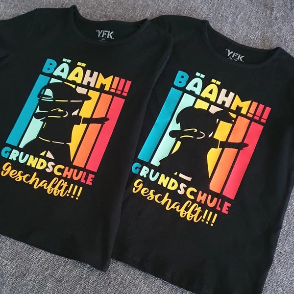 Grundschulabschluss Kinder T-Shirt Bäähm