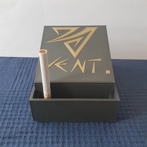 Zigarettenbox Zigarettenetui Alu Edel mit Magnetverschluß