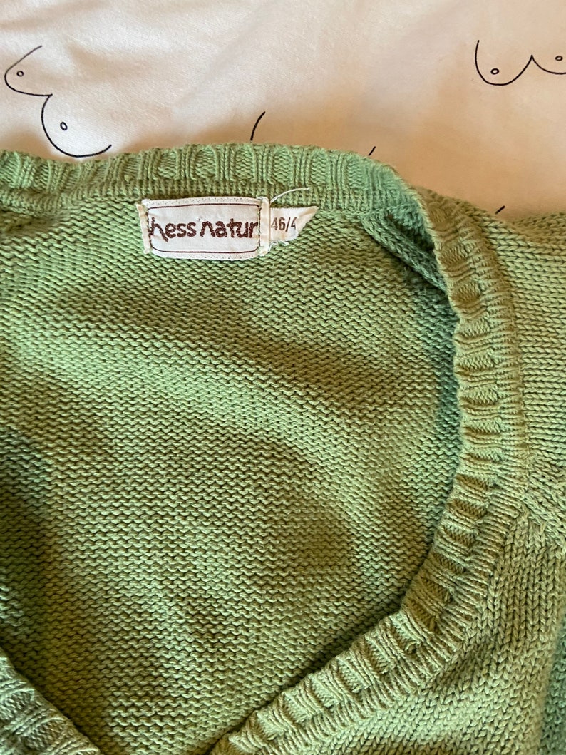 Vintage HessNatur sweater jumper sustainable fair fashion image 4