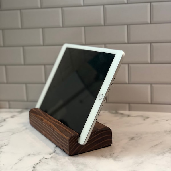 Tablet Stand, desk organizer, tablet kitchen stand, iPad holder, Galaxy Stand, Kindle stand, mini tablet stand, simple design