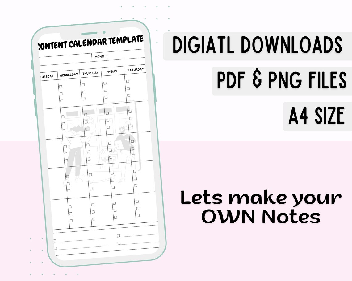 Content Calender Template 2023 Content Planner Content Etsy UK Content Calender Template 2023 Content Planner Content Etsy UK