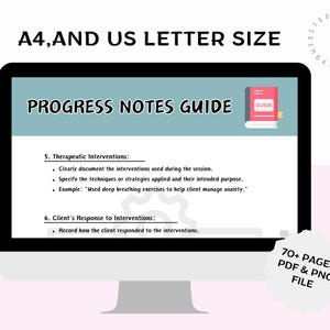 Therapist Progress Notes Guide: Examples & Prompts (PDF) - Etsy