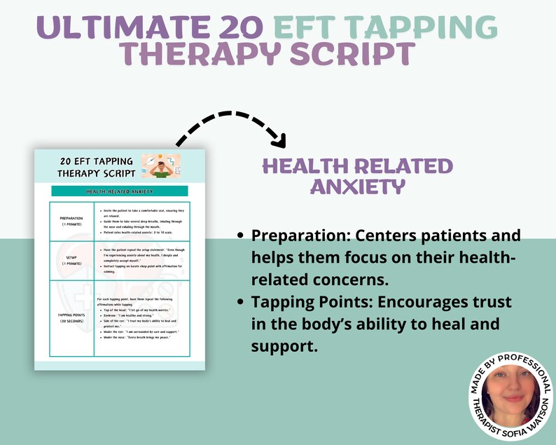 EFT Tapping Therapy Scripts | Therapy Tools Therapy Intervention ...