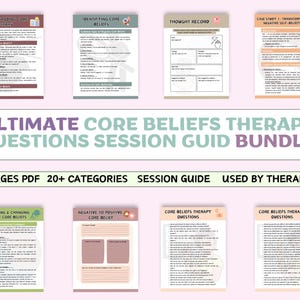 Sessiegids Core Beliefs Therapy: vragen en hulpmiddelen voor de therapeut (pdf)