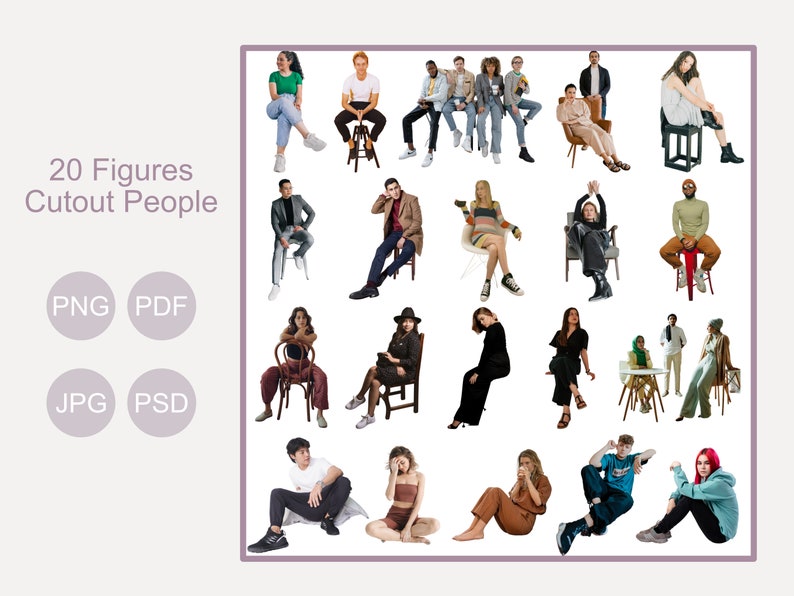 125 BIG SET Cutout Photoshop People Png Psd Male, Female, Kids, Dogs