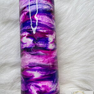 Alcohol Ink Tumbler 20oz Skinny