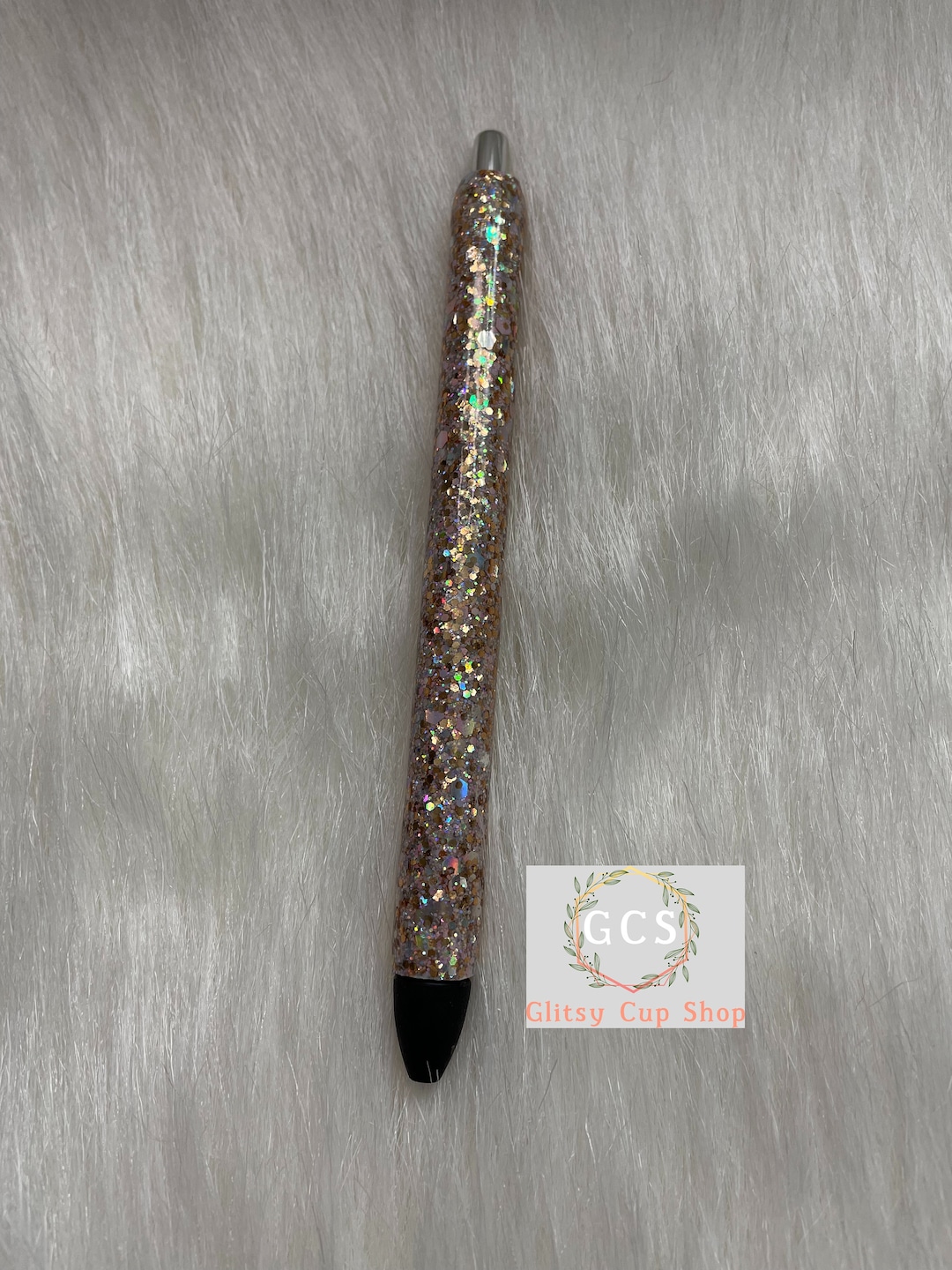Just Golden Glitter Gel Ink Pen Etsy