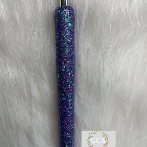 Purple Rain Glitter Gel Ink Pen