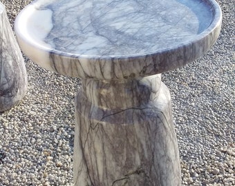 Handmade Lilac Marble Coffee Table: Modern Living Room Furniture