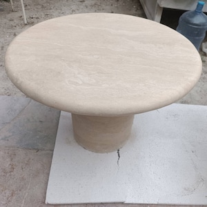 Travertine Coffee Table for Living Room, Modern Living Room Furniture