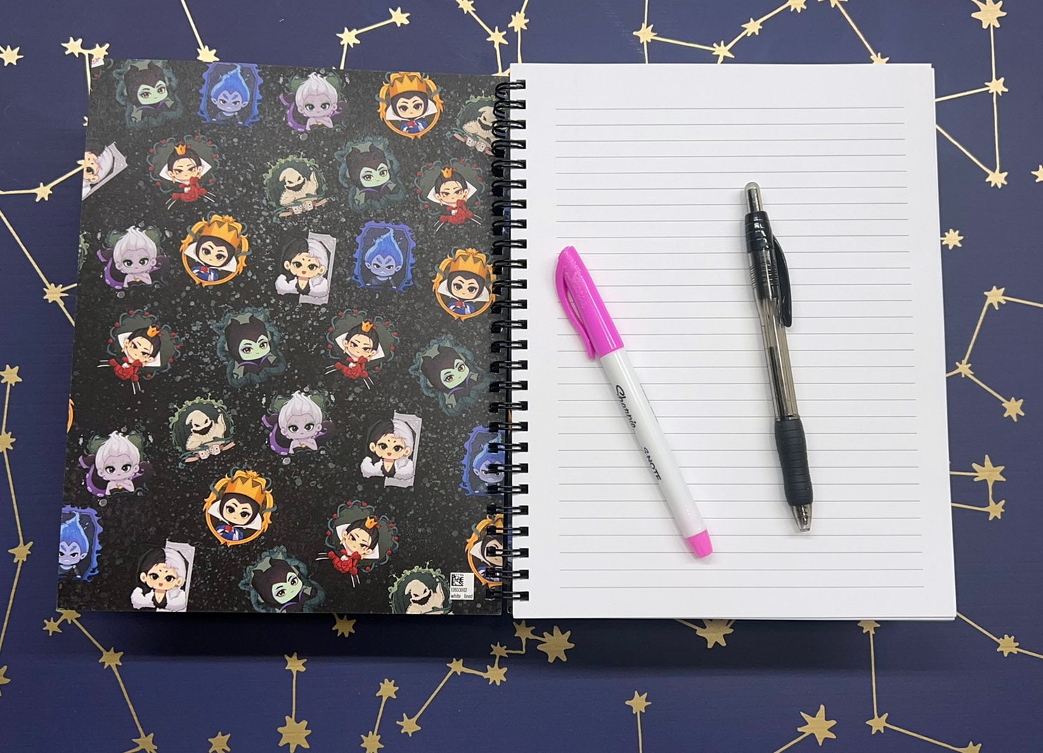 Notebook Chibi SPIRAL NOTEBOOK: Oogie Boogie Chibi Villain - Etsy
