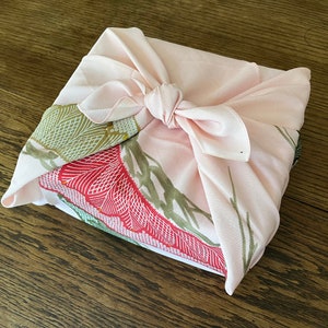 MATSU pine tree pink Japanese vintage furoshiki