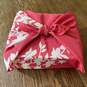 Orchid pink Japanese vintage furoshiki