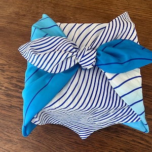 Wave pattern Japanese vintage furoshiki