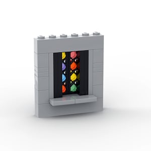MOC Instructions - Stained Glass Window Small