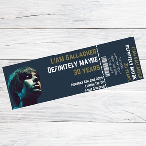 Sports, music gig, novelty ticket - digital file