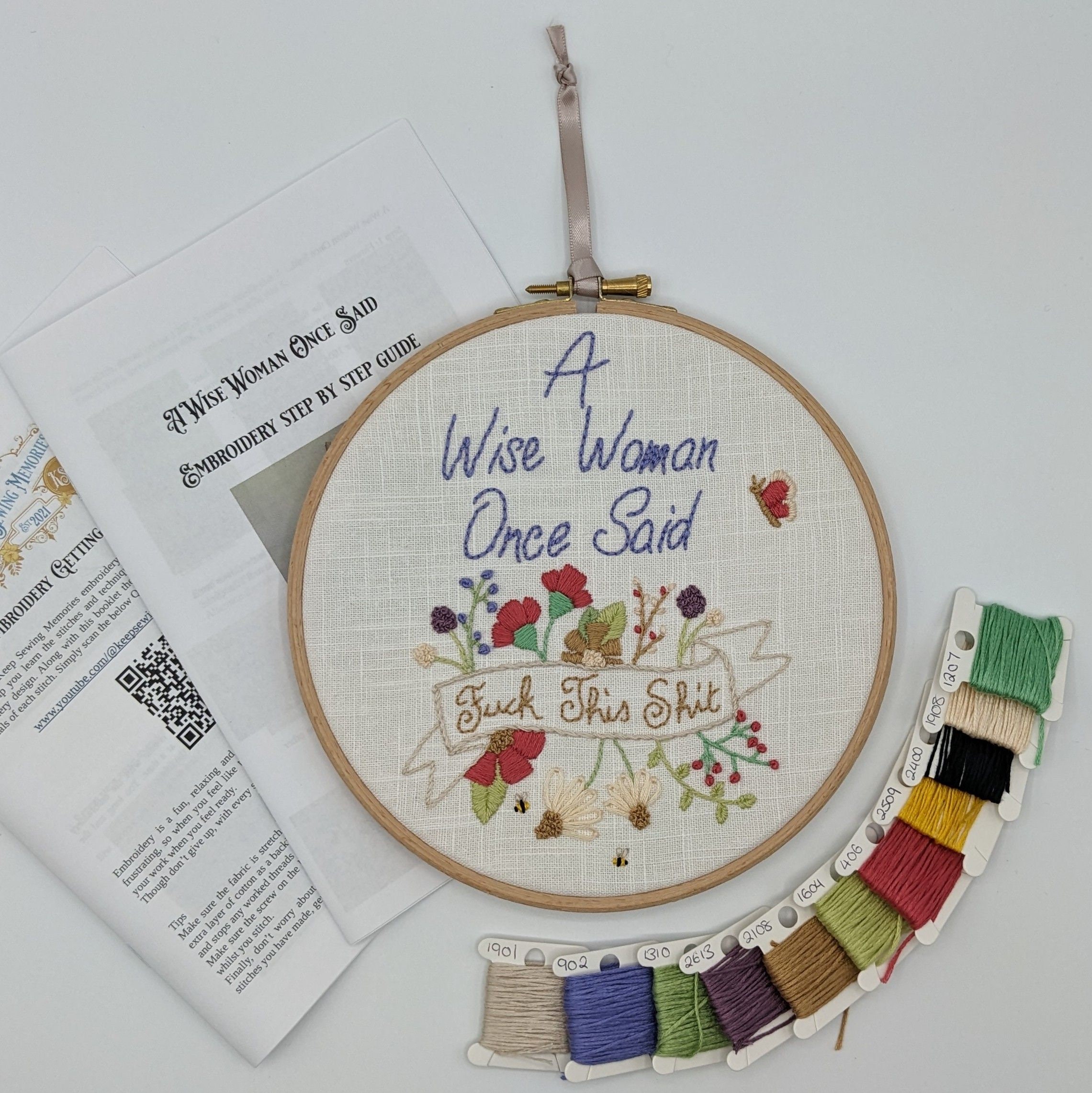 CIRCLE Embroidery FRAME. Hand Embroidery Frame. Cross Stitch 