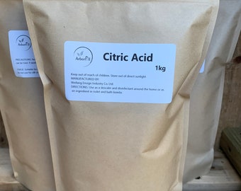 Citric Acid 400g / 1kg, natural home cleaning product, descaler, plant based cleaning, plastic free