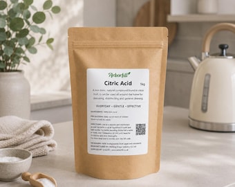 Organic Citric Acid Powder: Natural Cleaner, Bath Bomb DIY - 500g/1kg