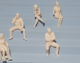 SET01 figures sitting - all scales 3DManu!Faktur