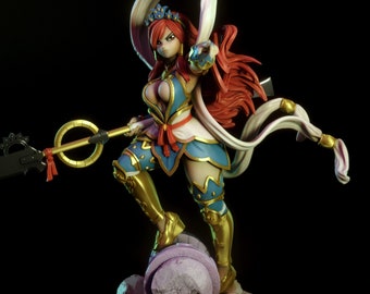 Figurine imprimée en 3D - Erza Scarlet Nakagami (images FSK 18 incluses !)