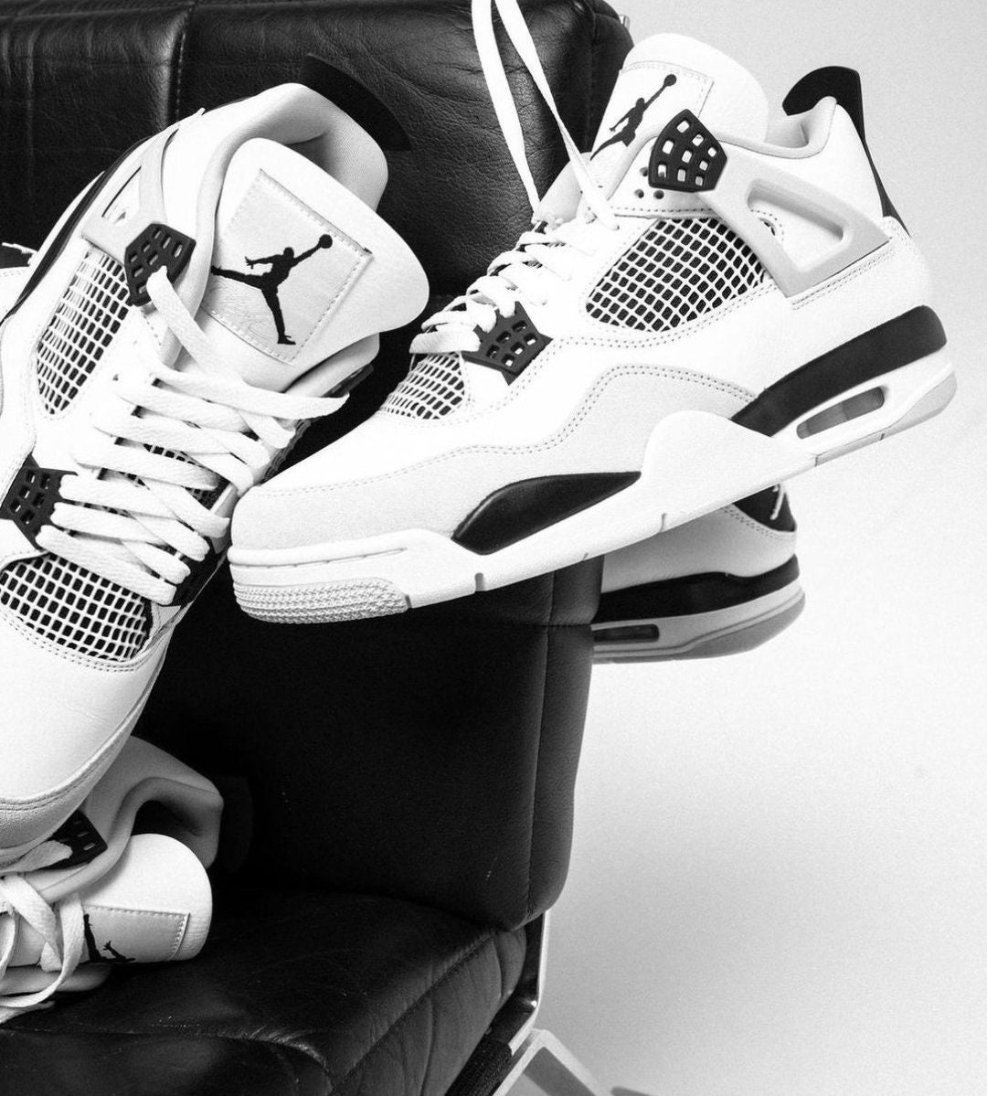 Air jordan 4 reasonable deals doubt black and white
