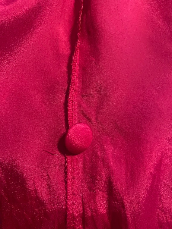 1980s Hot Pink Blouse - image 6