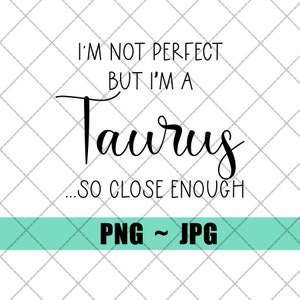 Taurus Starsign Sublimation Digital Design - INSTANT DOWNLOAD