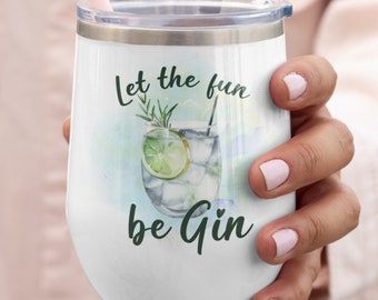 Let The Fun Be Gin Sublimation Digital Design - INSTANT DOWNLOAD