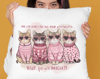 One Cat Won't Solve All Your Problems Digital Sublimation PNG Design - INSTANT DOWNLOAD