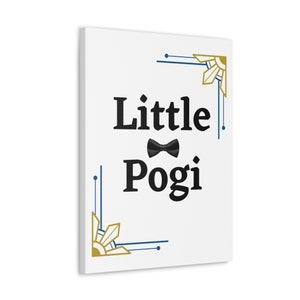 Little Pogi Filipino Nursery Kids Canvas Art - Ready to hang