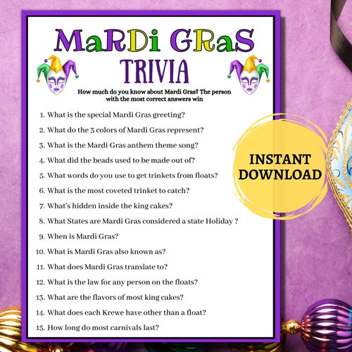games on mardi gras