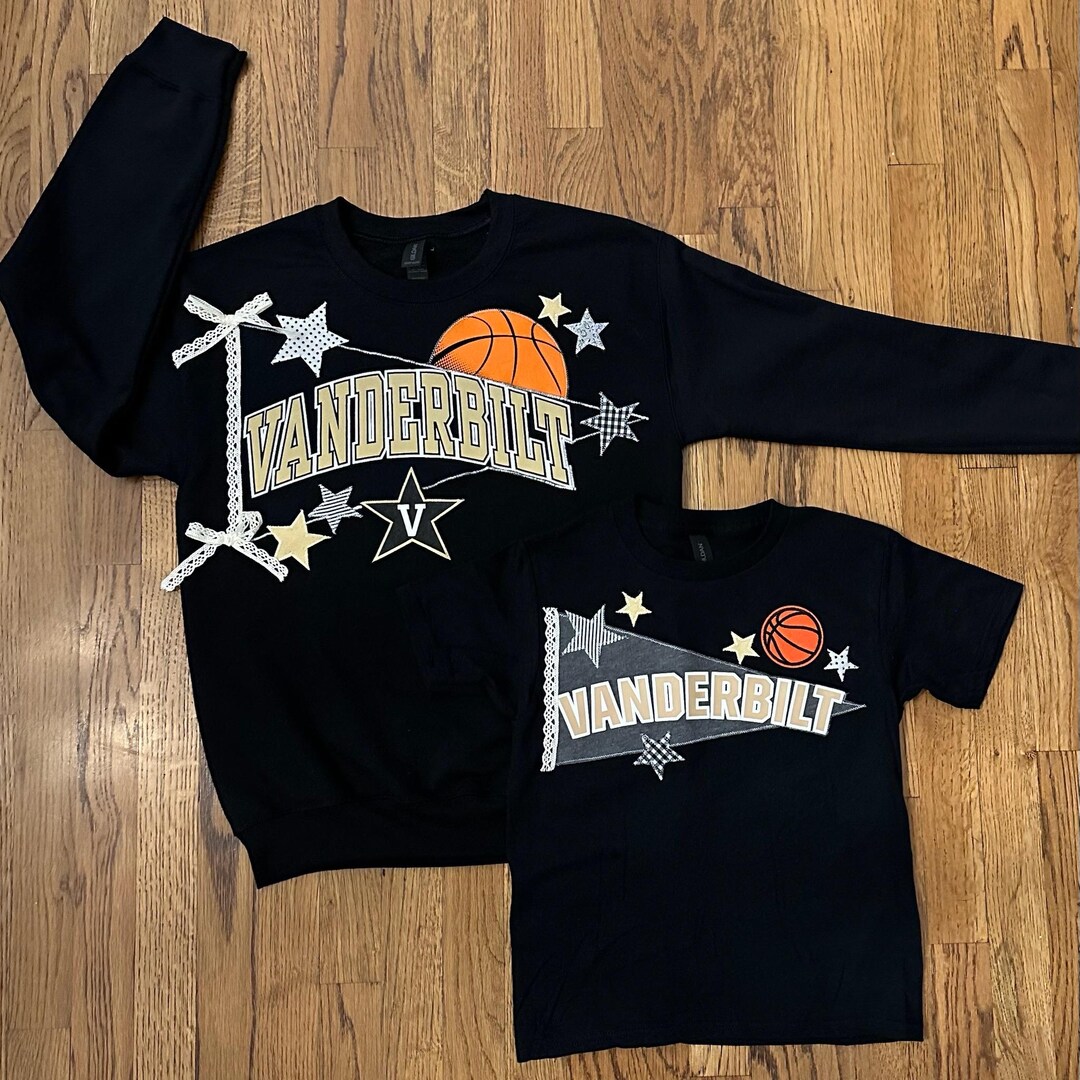 Upcycled Vanderbilt University Commodores Pennant Sweatshirt: Custom ...