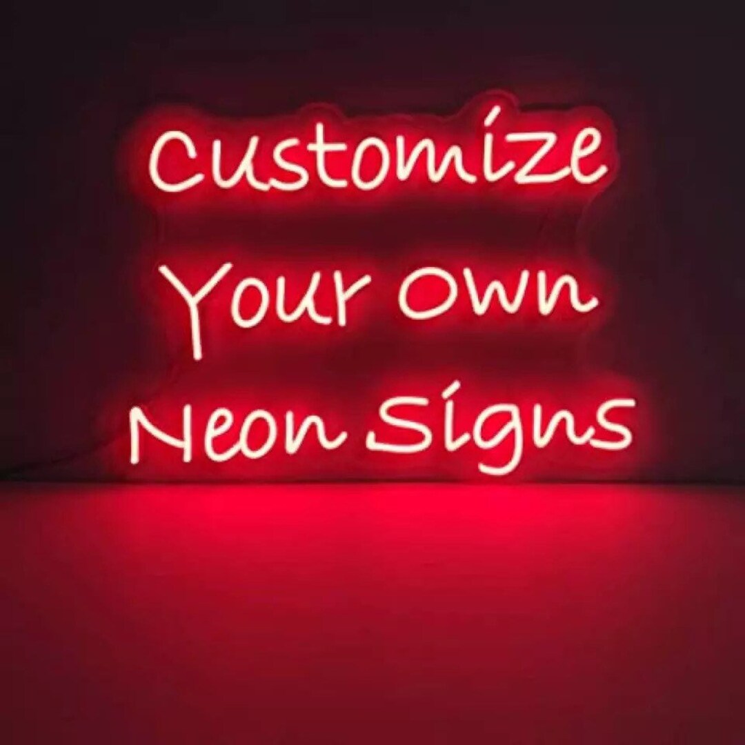 Custom Neon Sign Neon Sign Personalized Gifts Wedding Etsy UK