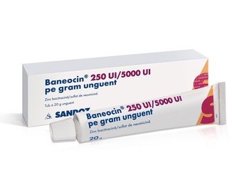 Ungüento de Baneocin, 20 g.