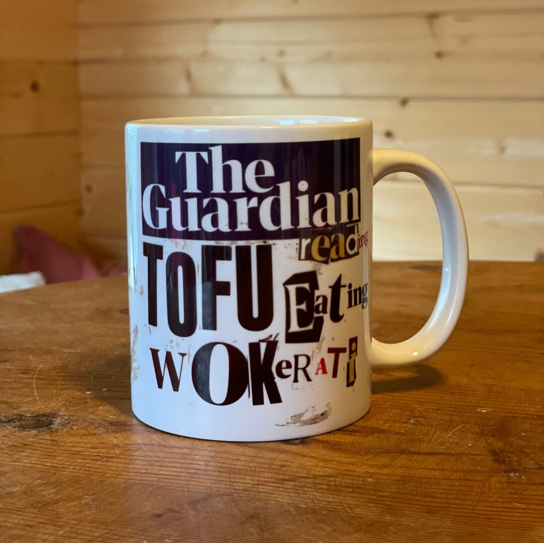 Punk Collage Guardian Reading Tofu Eating Wokerati Coffe Tea Etsy UK