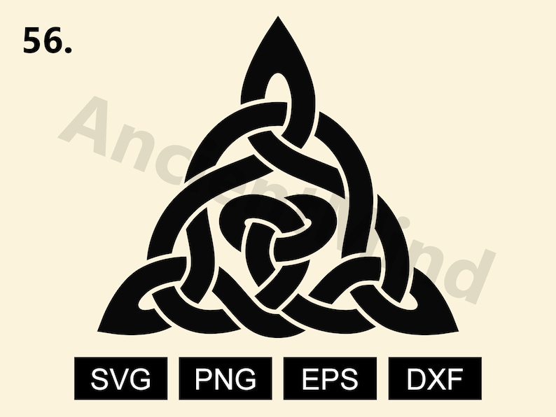 Celtic Triangle Pattern Svg, Viking Pattern, Celtic Knots, Celtic SVG