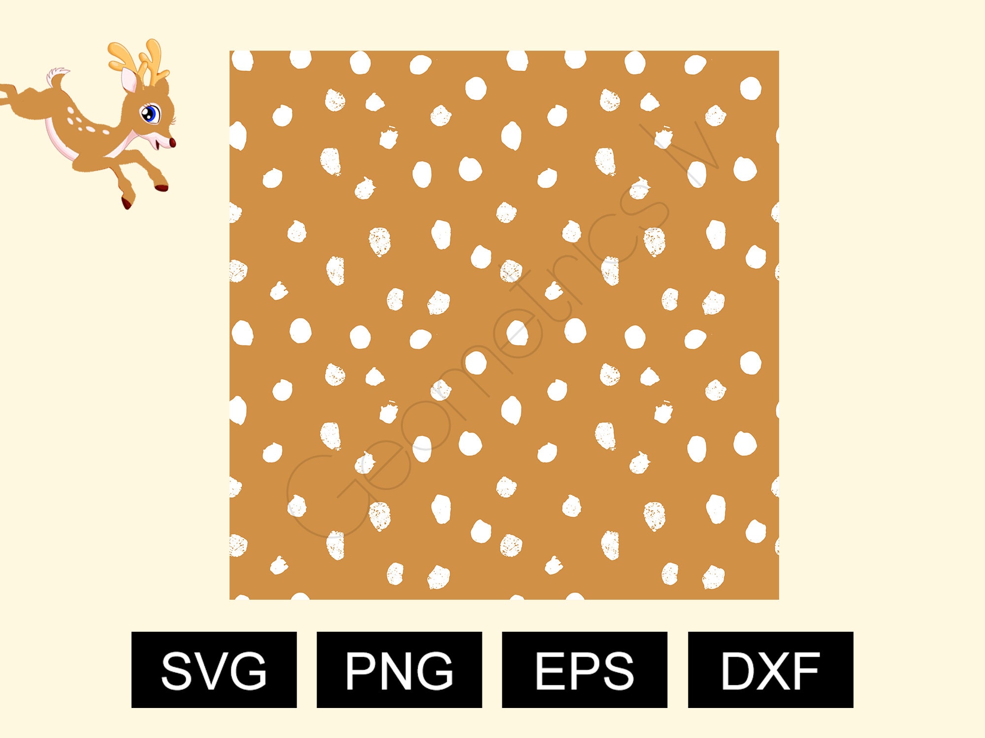 Deer Skin Pattern, Deer Pattern, Animal Skin SVG, Deer Pattern, Deer