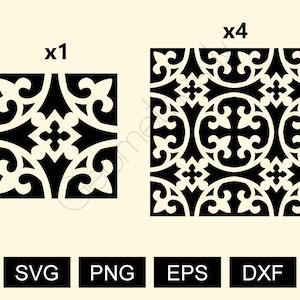 Square Pattern SVG, Pattern For Stencil, Seamless Pattern, Seamless Pattern SVG, Ornamental Pattern For Prints, Pattern for digital print