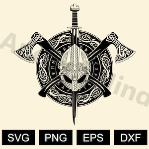 Viking Axes svg, Viking shield svg , Viking Ship svg, viking SVG, Viking Symbols svg, Norse viking symbol, Norse mythology, Axes svg