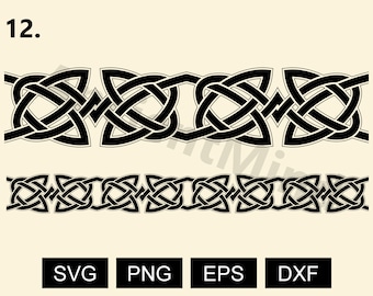Celtic Seamless Pattern svg, Viking Seamless Pattern, Celtic Knots, Celtic SVG, Celtic border svg, Celtic PNG, Celtic Knot PNG, Celtic svg