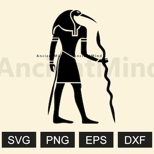 Egyptian Thoth svg, Egyptian Gods png, Ancient Egypt SVG, Ancient Egypt Symbols svg, Ancient Egypt PNG, Ancient Egypt Clipart