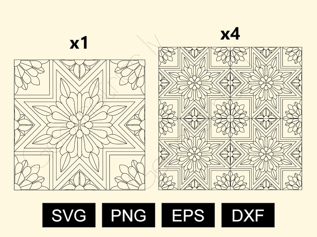 Square Pattern SVG, Pattern for Stencil, Seamless Pattern, Seamless ...