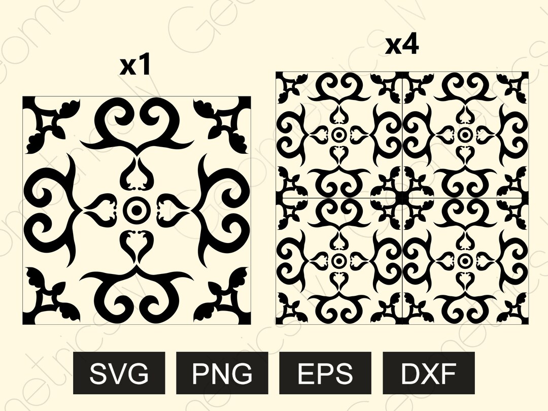 Square Pattern SVG, Pattern for Stencil, Seamless Pattern, Seamless ...