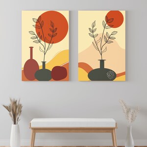 2-teiliges Wandkunst-Set, 2-er Set Wandkunst
